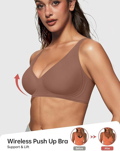 Viral Seamless Push-Up Wireless Bra