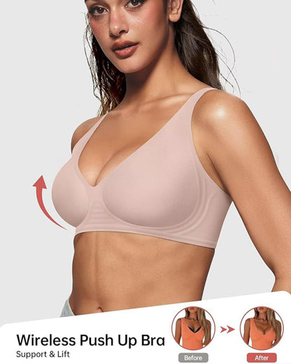 Viral Seamless Push-Up Wireless Bra